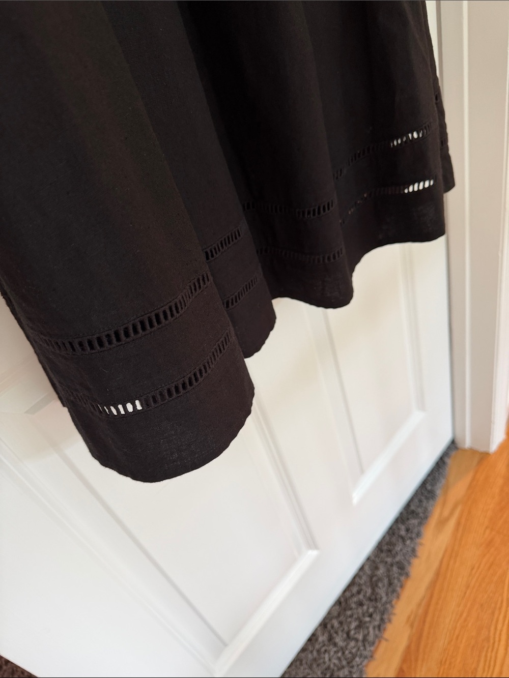 Anthropologie linen long sleeve Midi Dress - Picture 3 of 4